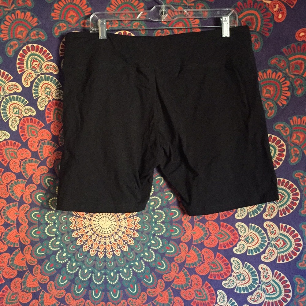 XXL women’s black biker shorts